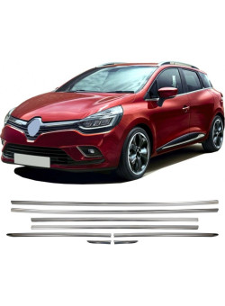 Renault Clio 4 Krom Cam Çıtası Sw 2012-2019