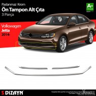 Volkswagen Jetta Krom Ön Tampon Çıtası 2014 Üzeri 