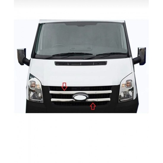 Ford Transit Krom Ön Panjur 2007-2013 2 Parça