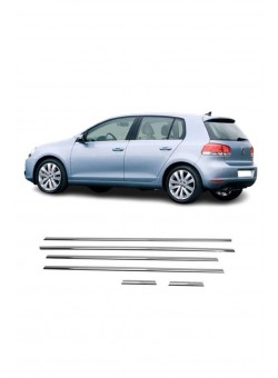 Volkswagen Golf 6 Krom Cam Çıtası 2010-2013 Uyumlu 