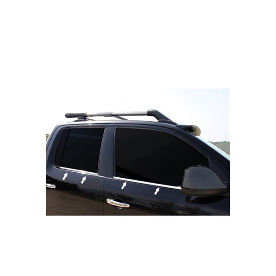 Volkswagen Amarok Krom Cam Çıtası 2010 Üzeri Uyumlu