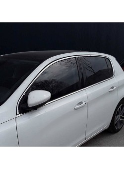 Peugeot 308 Krom HB Cam Çerçevesi 10 Parça 2014-2021 Arası