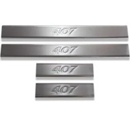 Peugeot 407 Krom Kapı Eşiği 2004-2010 Uyumlu 