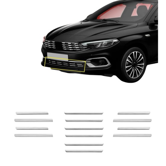Fiat Egea Krom Ön Tampon Alt Çıtası 2020 Üzeri 
