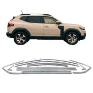 Dacia Duster Krom Cam Çerçeve Nikelajı 2024 Üzeri Tam Tur Dacia Duster Krom Cam Çerçeve Nikelajı 2024 Üzeri Tam Tur
