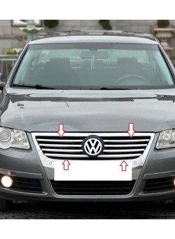 Volkswagen Passat Krom Ön Panjur 2005-2012