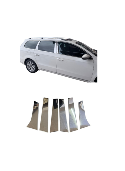 Volkswagen Passat B7 Sw Krom Kapı Direği 2011-2014 Uyumlu 