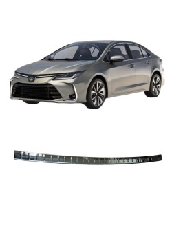 Toyota Corolla Krom Arka Tampon Eşiği 2019 Ve Üzeri Uyumlu