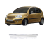 Citroen C3 HB Krom Cam Alt Çıtası 4 Parça 2002-2009 Uyumlu 