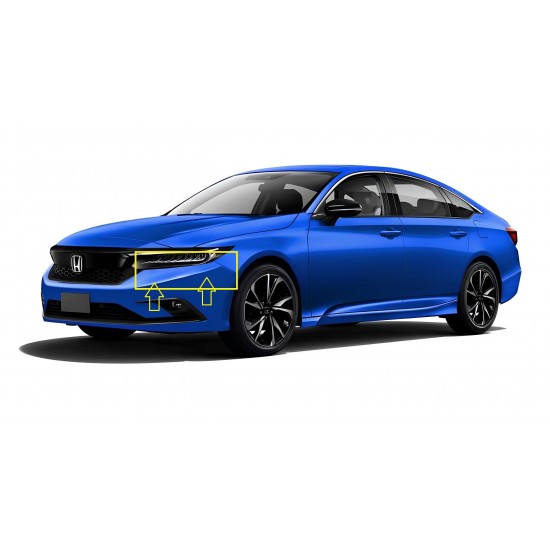 Honda Civic 2021 Krom Far Alt Kaşı 2 Prç.