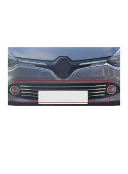 Renault Clio 4 Hb Krom Ön Tampon Çıtası 2013-2016 