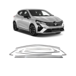 Renault Clio 5 Krom Cam Çerçeve 2025-2026 Uyumlu 