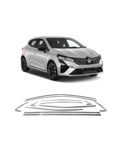 Renault Clio 5 Alphine Krom Cam Çerçeve 2024-2025 Uyumlu 