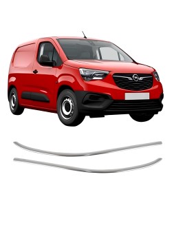 Opel Combo Van 2019 Krom Cam Çıtası 2 Parça 