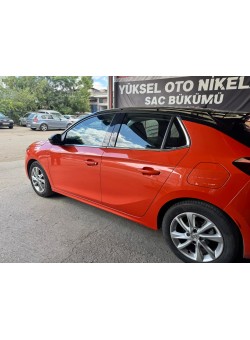 Opel Corsa F Krom Cam Çıtası 2019 Üzeri 6 Parça 