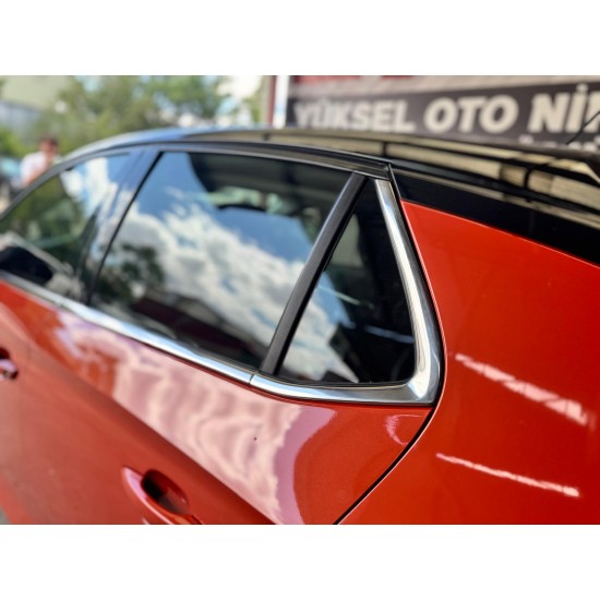 Opel Corsa F Krom Cam Çıtası 2019 Üzeri 6 Parça
