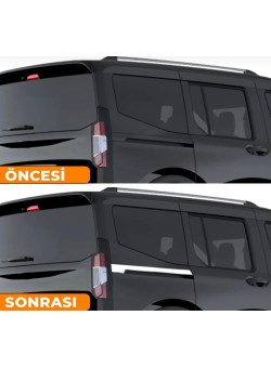 Ford Courier Krom Sürgü Nikelajı 2023 Üzeri 