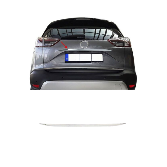 Opel Crossland X Krom Bagaj Çıtası 2017-2020 Uyumlu