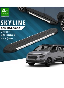 Citroen Berlingo Krom Yan basamak 2018 Üzeri Citroen Berlingo Krom Yan basamak 2018 Üzeri