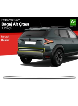 Renault Duster Krom Bagaj Alt Çıtası 2024 Üzeri Uyumlu 