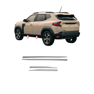Renault Duster Krom Yan Kapı Çıtası 2024 Üzeri Uyumlu