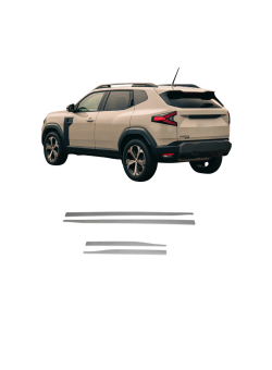 Dacia Duster Krom Yan Kapı Çıtası 2024 Üzeri Uyumlu Dacia Duster Krom Yan Kapı Çıtası 2024 Üzeri Uyumlu