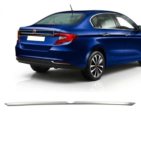 Fiat Egea Krom Bagaj Çıtası Plaka Üstü 2014-2026 Uyumlu A+Kalite 