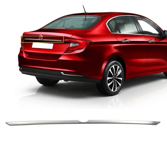 Fiat Egea Krom Bagaj Çıtası Plaka Üstü 2014-2026 Uyumlu A+Kalite 