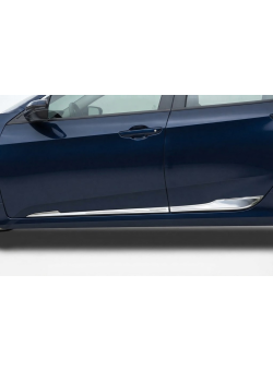 Honda Civic Fc5 Krom Yan Kapı Çıtası 2016-2021 Uyumlu 