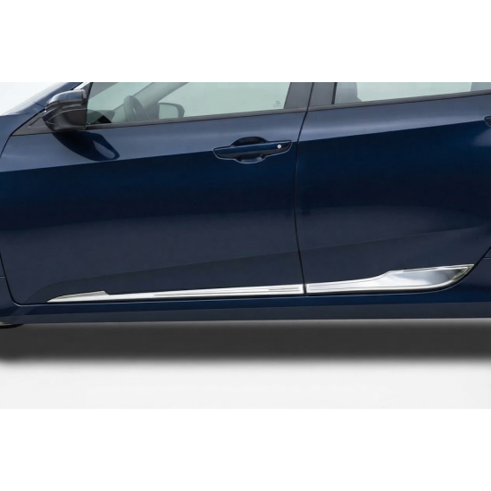 Honda Civic Fc5 Krom Yan Kapı Çıtası 2016-2021 Uyumlu 