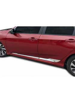Honda Civic Fc5 Krom Yan Kapı Çıtası 2016-2021 Uyumlu 