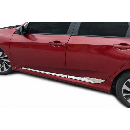 Honda Civic Fc5 Krom Yan Kapı Çıtası 2016-2021 Uyumlu 