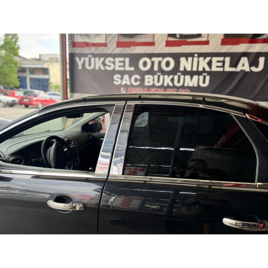 Ford Focus 2 Sedan Krom Kapı Direği 2005-2011 Uyumlu
