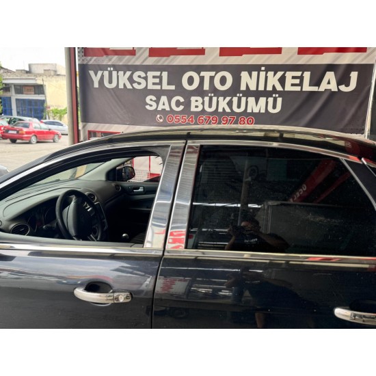 Ford Focus 2 Sedan Krom Kapı Direği 2005-2011 Uyumlu 