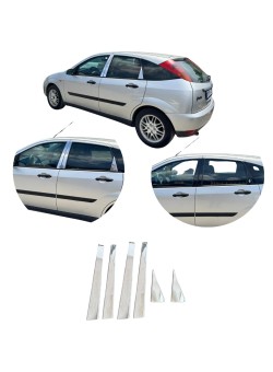 Ford Focus 1 Hb Krom Kapı Direği 1998-2005 Uyumlu 