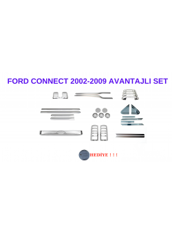 Ford Connect Avantajlı Krom Set 2002-2009 Uyumlu 