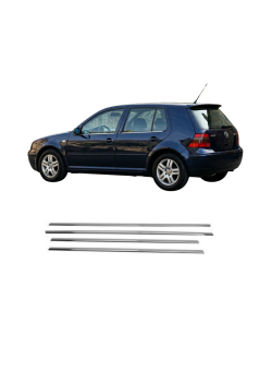 Volkswagen Golf 4 Krom Cam Çıtası 1998-2005 Uyumlu