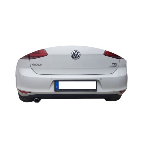 Volkswagen Golf 7 Dizel Krom Paslanmaz Egzoz Ucu 2013-2017 Uyumlu