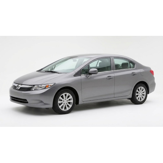 Honda Civic Fb7 Krom Cam Alt Çıtası 2012-2016 Uyumlu (GENİŞ MODELİ) 