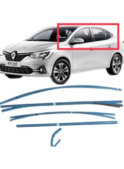 Renault Taliant Krom Cam Çerçevesi Tam Tur 16 Parça 