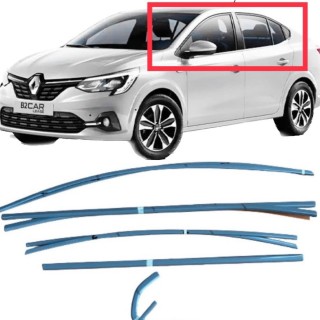 Renault Taliant Krom Cam Çerçevesi Tam Tur 16 Parça Renault Taliant Krom Cam Çerçevesi Tam Tur 16 Parça