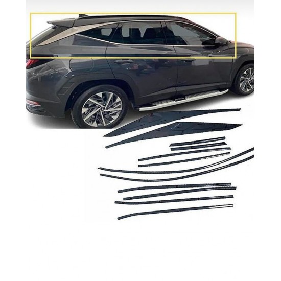 Hyundai Tucson 2021 Krom Cam Çerçeve