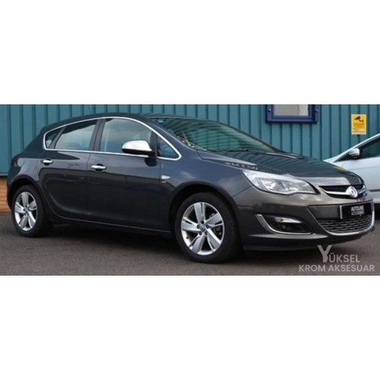 Opel Astra J Hb Krom Cam Çerçeve Nikelajı 2012