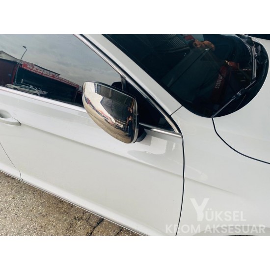 Volkswagen Passat B8 Krom Çelik Ayna Kapağı 2015 Üzeri