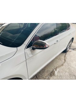 Volkswagen Passat B8 Krom Çelik Ayna Kapağı 2015 Üzeri