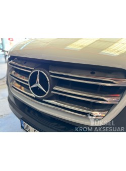 Mercedes Sprinter W907 Krom Panjur 2018 Üzeri Uyumlu 