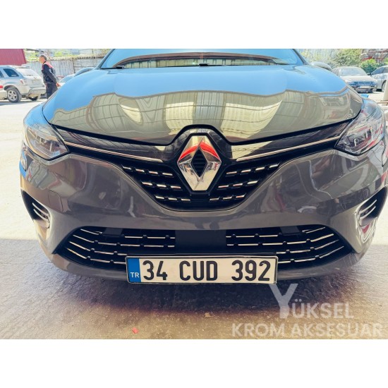 Renault Clio 5 Krom Ön Panjur 6 Parça 2019 Üzeri