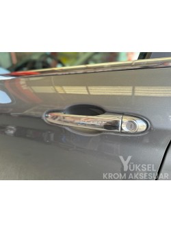 Fiat Egea Cross Krom Kapı Kolu 2015 Üzeri Uyumlu 