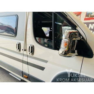 Peugeot Boxer Krom Ayna Kapağı 2006-2023 Uyumlu Peugeot Boxer Krom Ayna Kapağı 2006-2023 Uyumlu