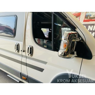 Peugeot Boxer Krom Ayna Kapağı 2006-2023 Uyumlu Peugeot Boxer Krom Ayna Kapağı 2006-2023 Uyumlu